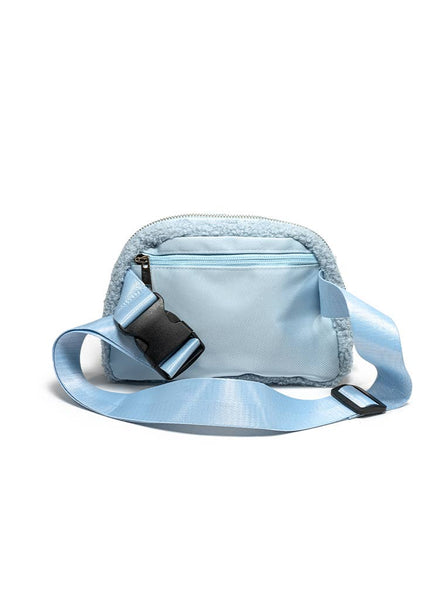 Adjustable Belt Bag - Western Cowgirl "Yee Haw" - Light Blue