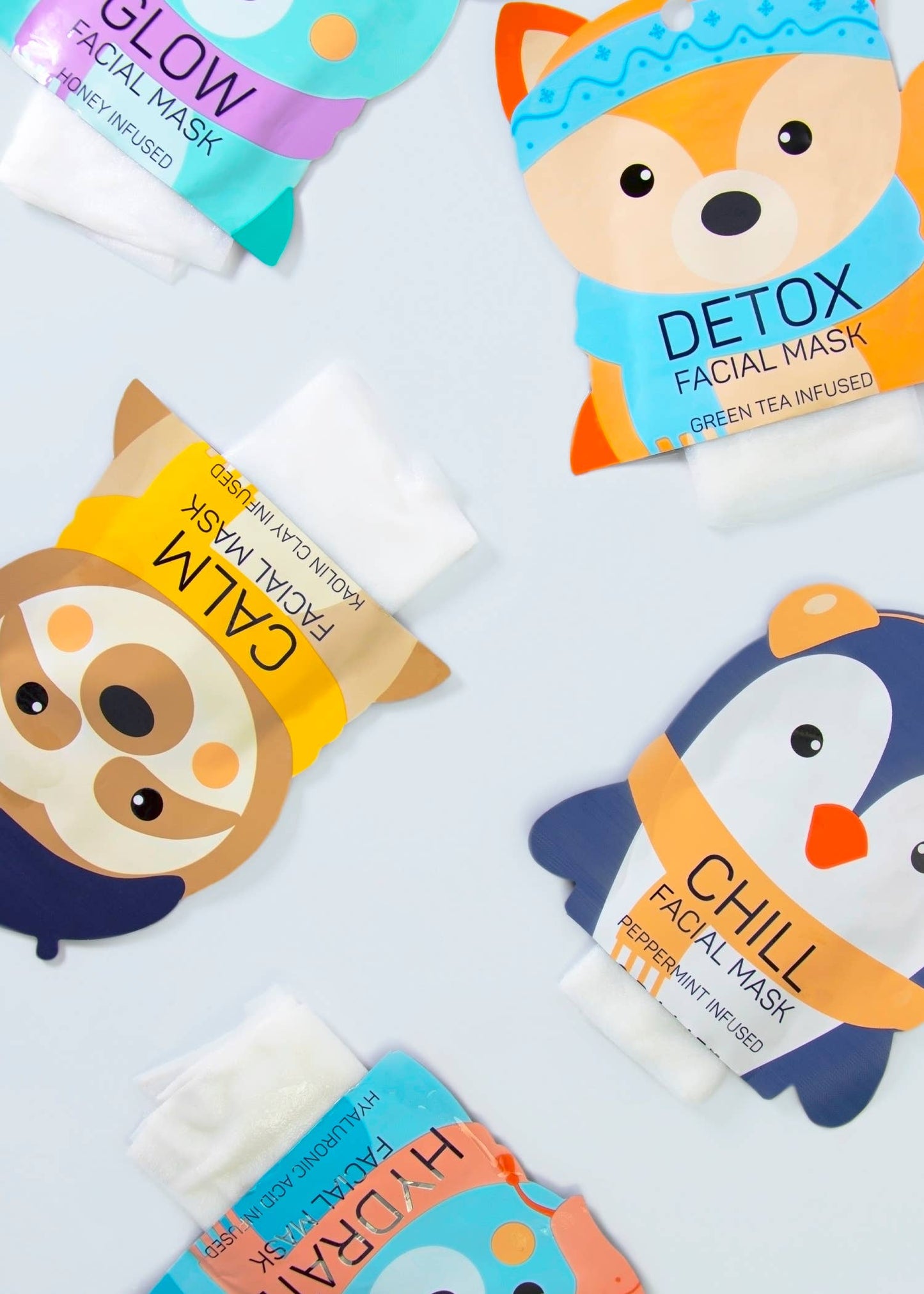 Christmas Holiday Snow Buddies Facial Mask