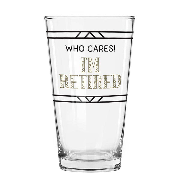 Who Cares! Pint Glass