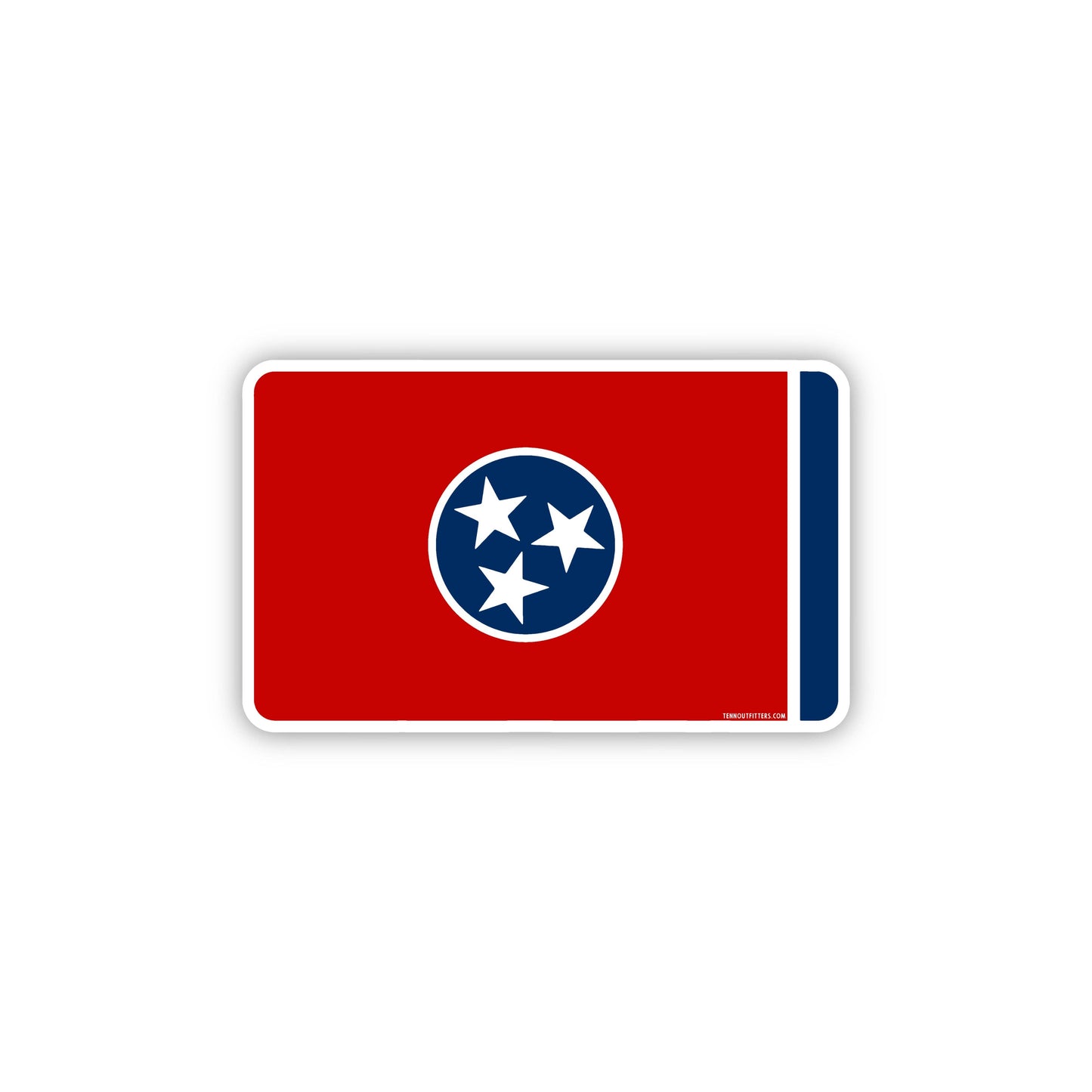 Tennessee Flag Sticker (red)