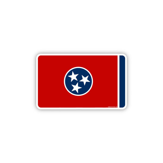 Tennessee Flag Sticker (red)