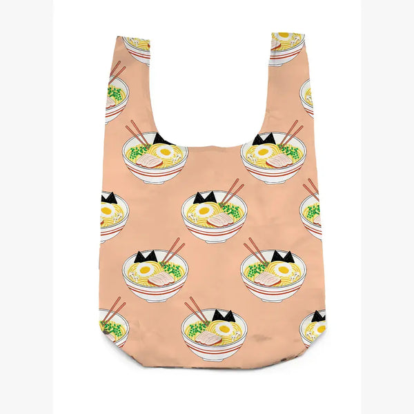 2-in-1 Bag Charm & Reusable Shopper Bag - Ramen Noodles