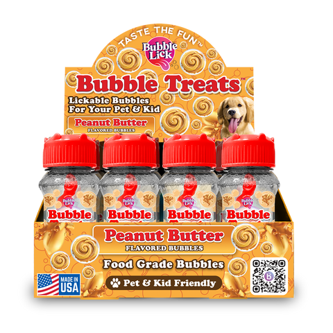 BubbleLick Pets Peanut Butter Swirl