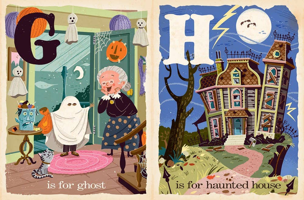 B is for Boo: A Halloween Alphabet Board Book – Mildred and Mable's