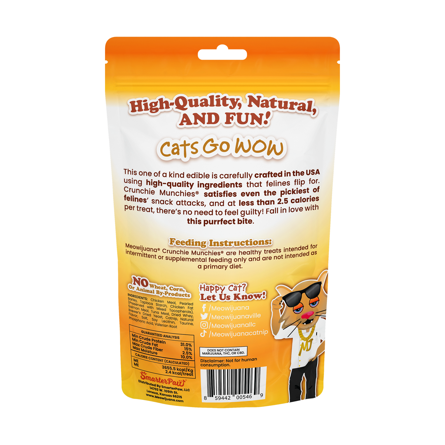 Crunchie Munchie - Catnip Treats - Chicken