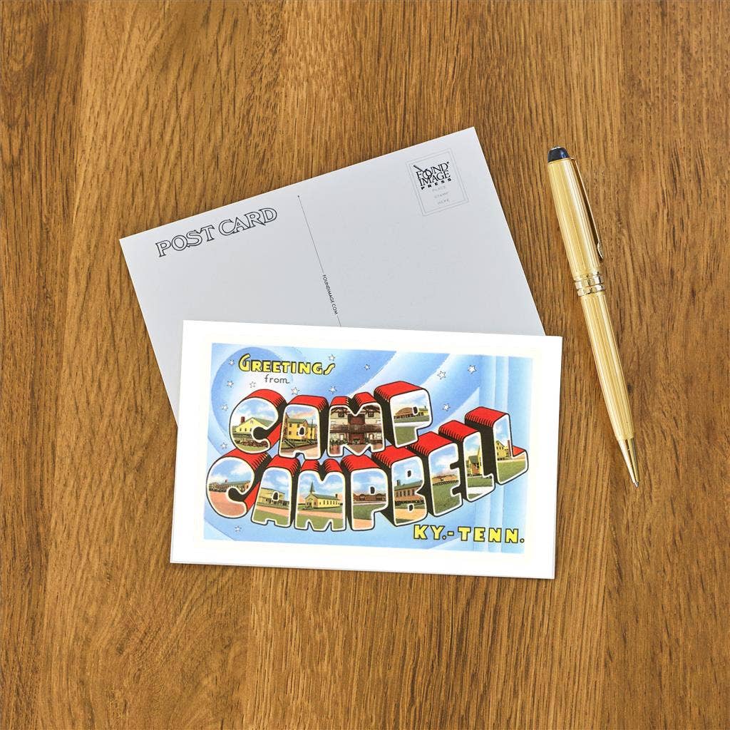 Postcard KY-209 Greetings from Camp Campbell, Kentucky