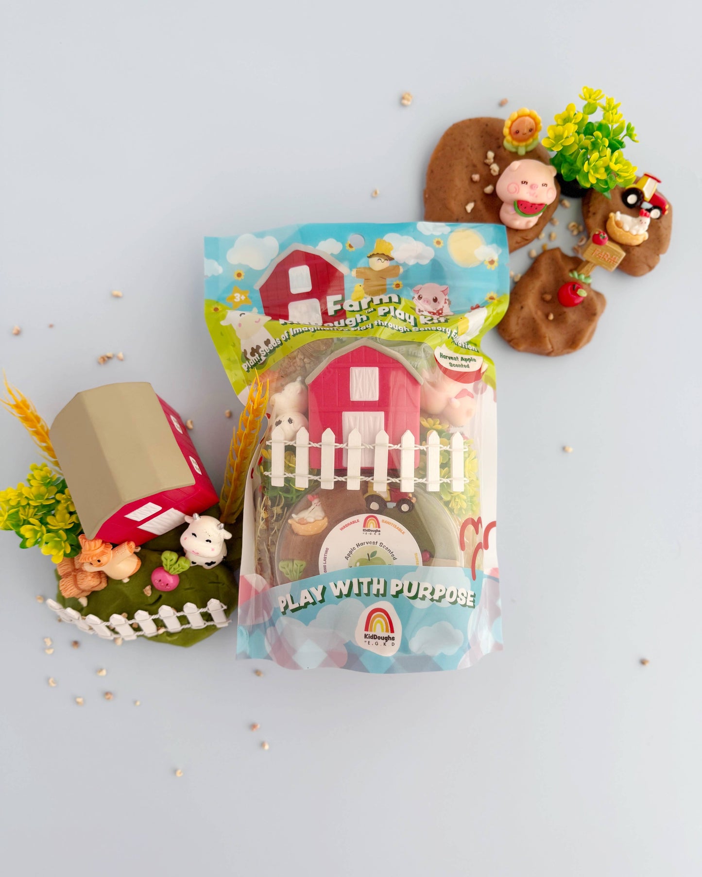Farm KidDough Play Kit