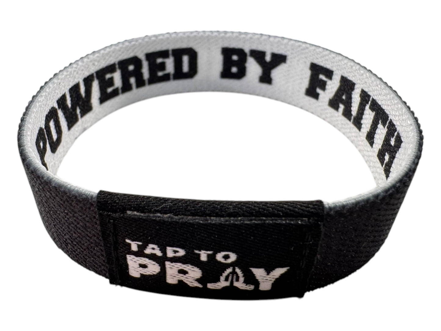 Tap To Pray™ Wristbands - / Jesus is Lord / Powered by Faith