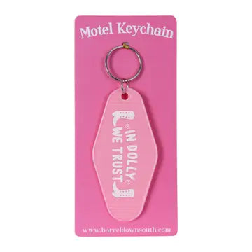 Dolly Hotel Motel Key Chains