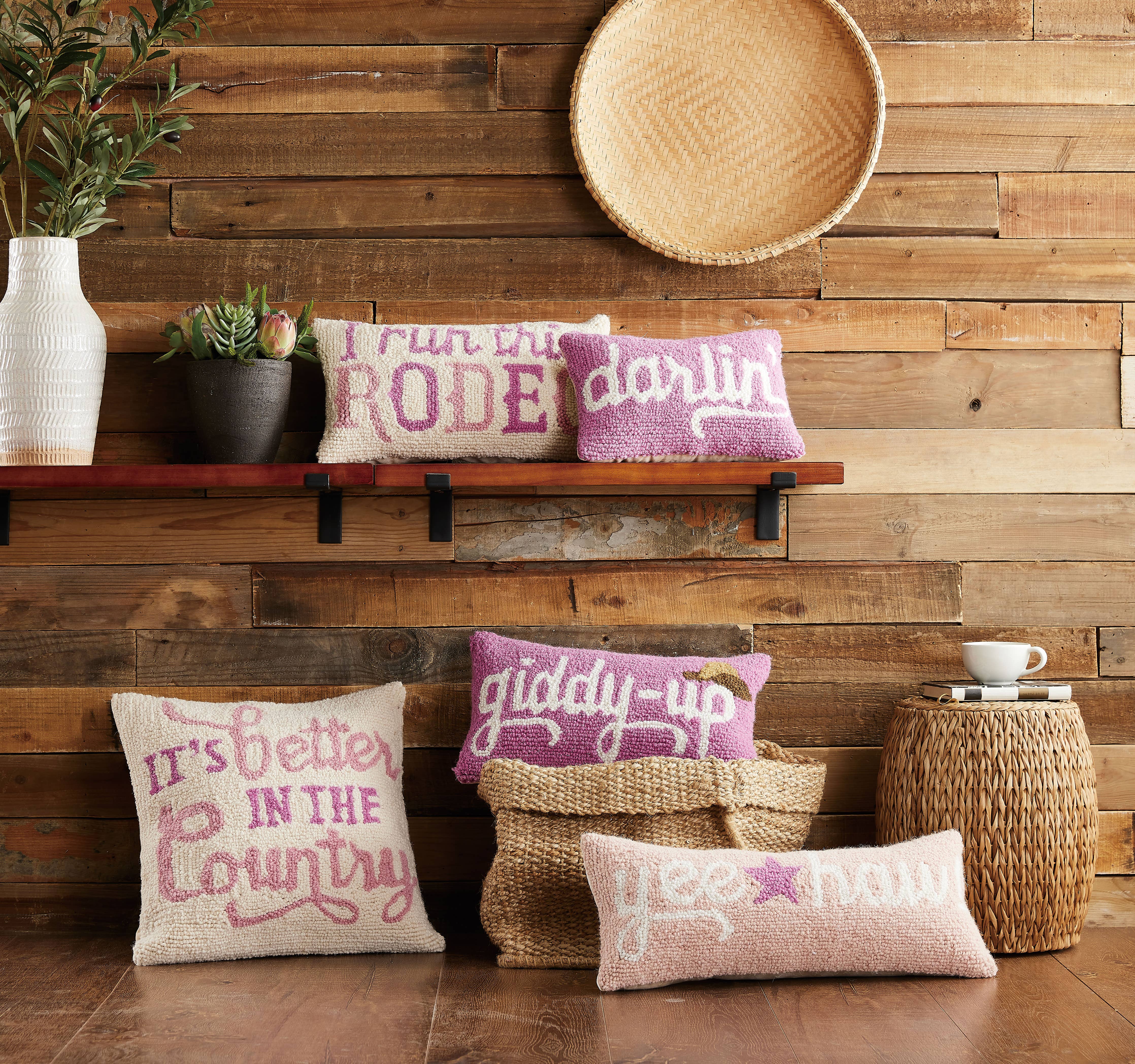 Peking Handicraft Giddy Up Pillow