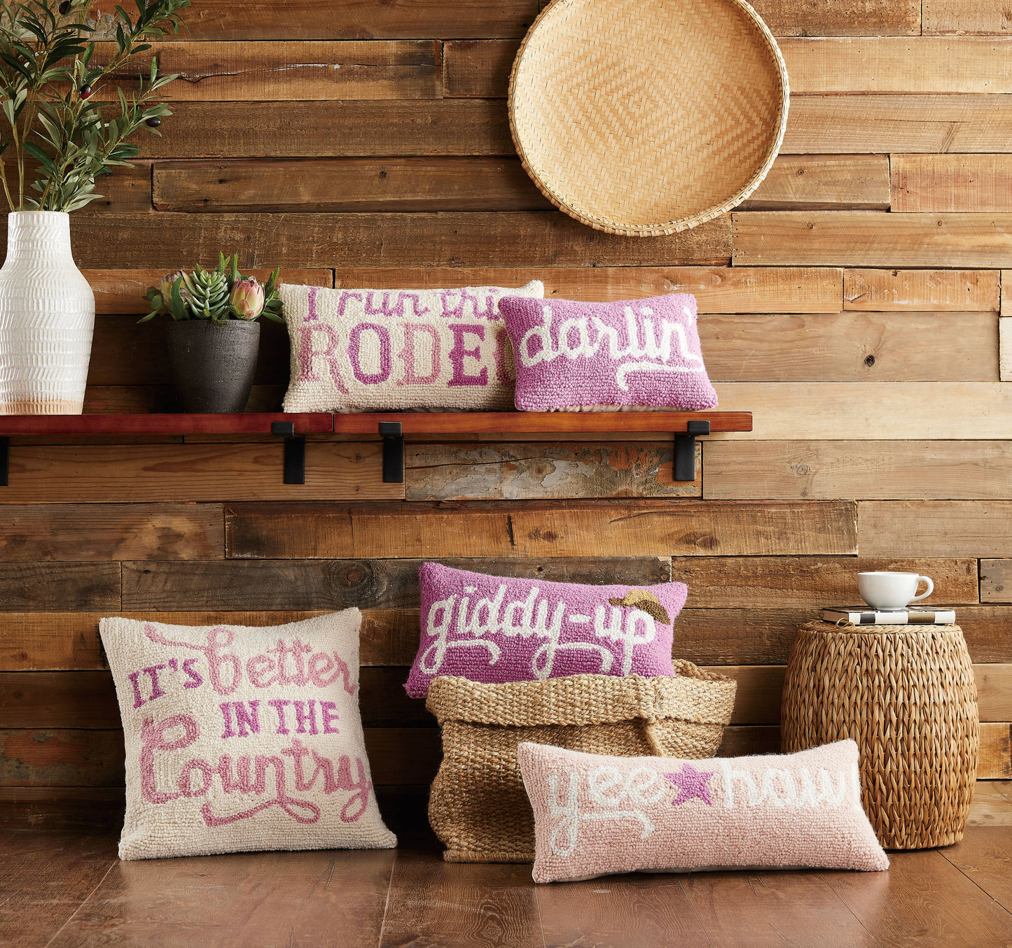 Giddy Up Hat Hook Pillow