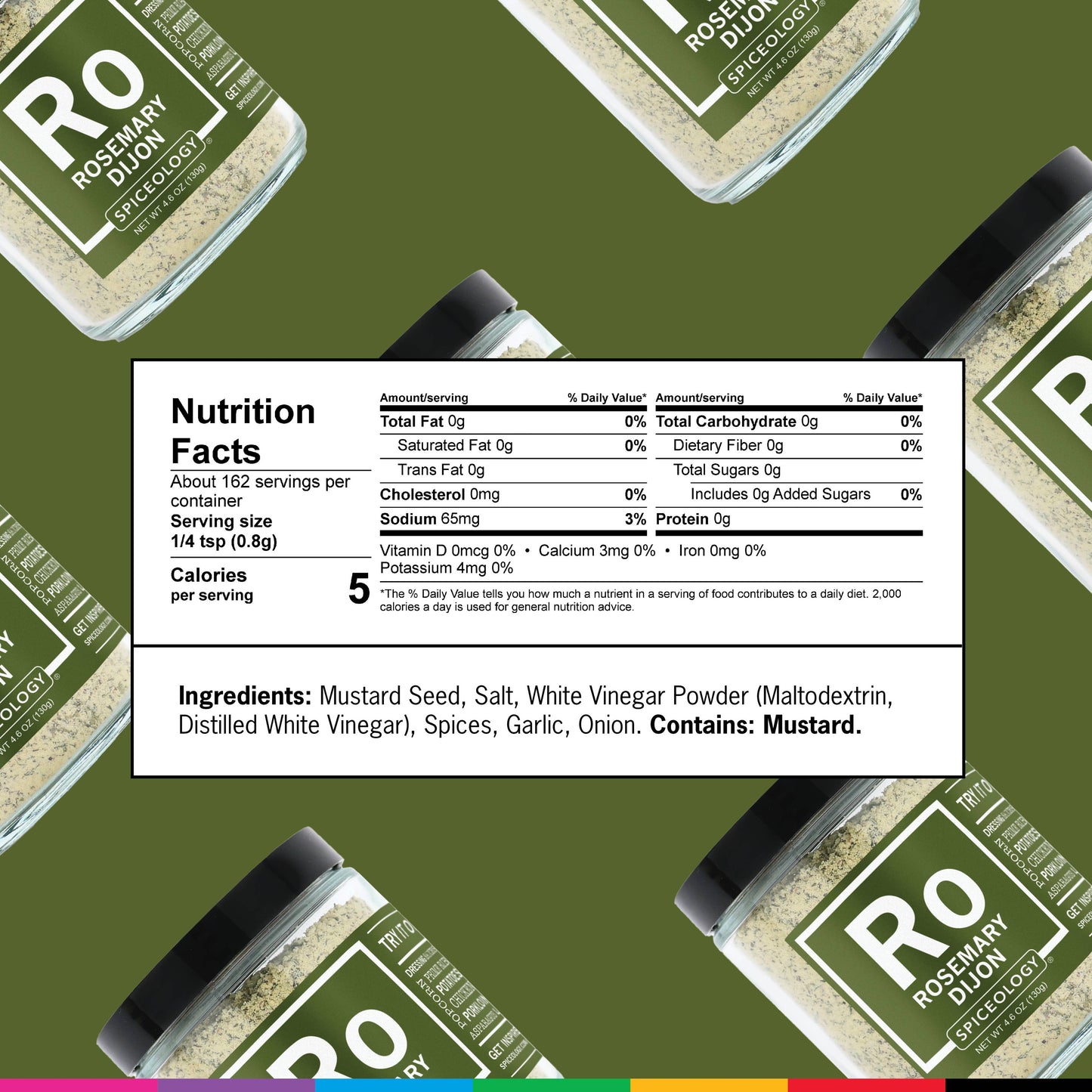 Rosemary Dijon Rub | Glass Jar