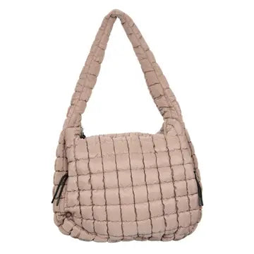 Oversized Quilted Tote Bag