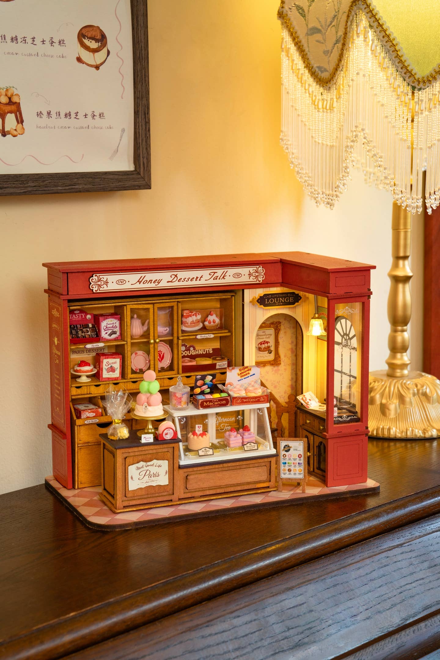 DIY Miniature House Kit: Honey Dessert Talk