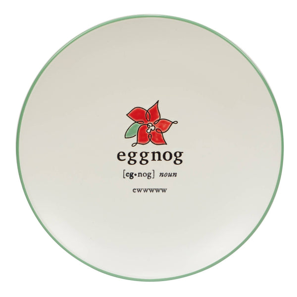 Christmas Sayings Dessert Plate