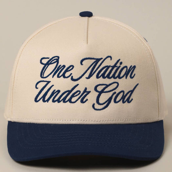 One Nation Under God Two-Tone Trucker Hat