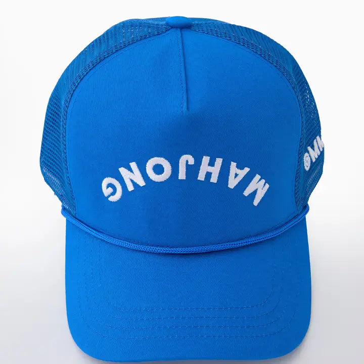 Blue Mahjong Flip Hat