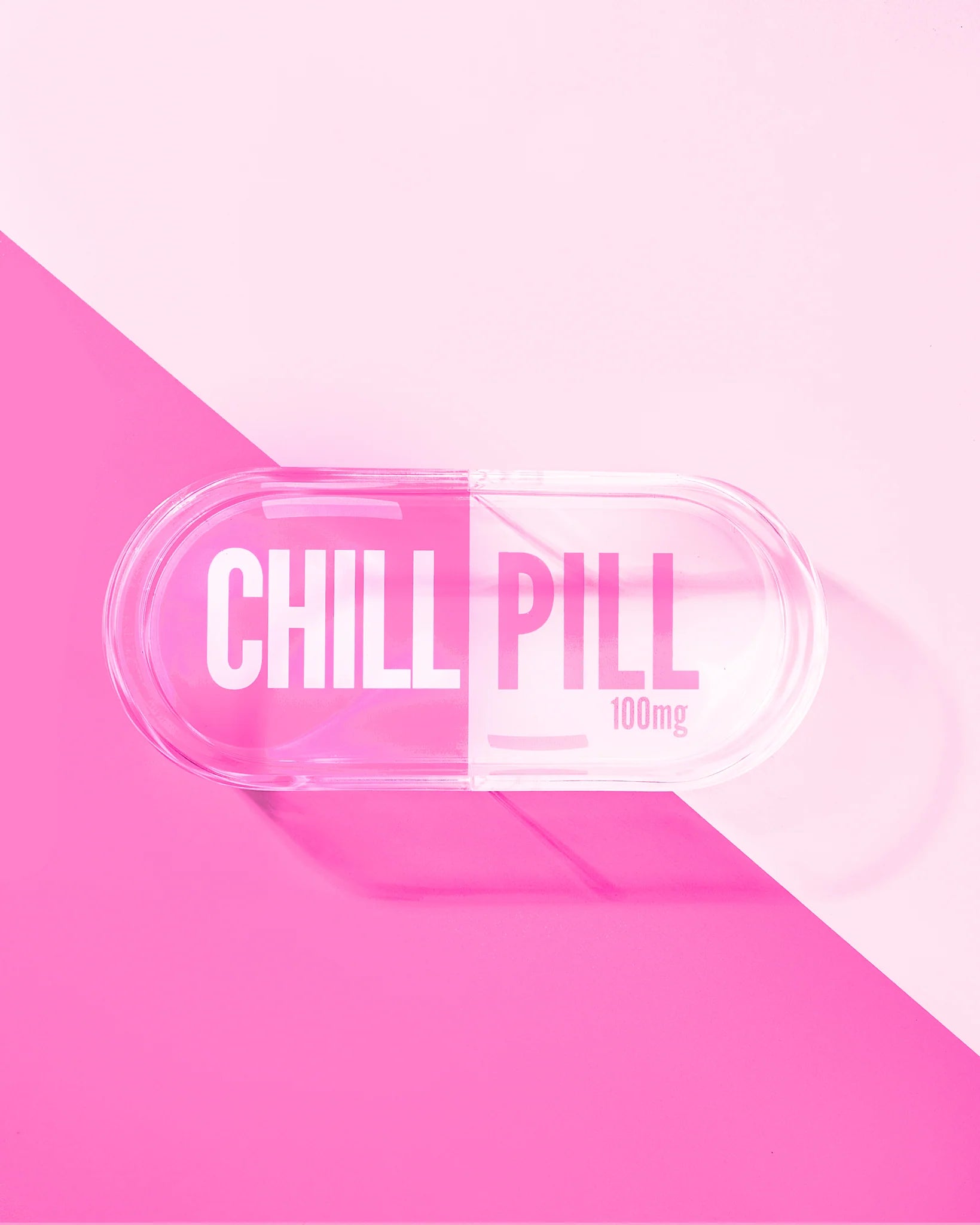 Chill Pill Trinket Tray | Pink