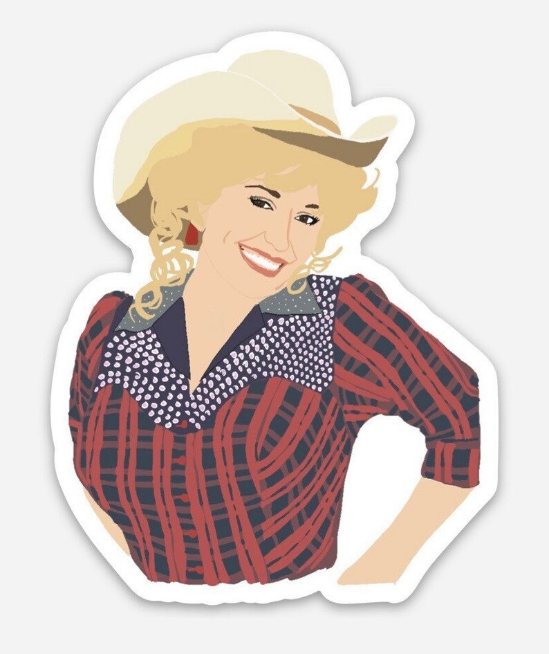 Dolly Cowgirl Sticker