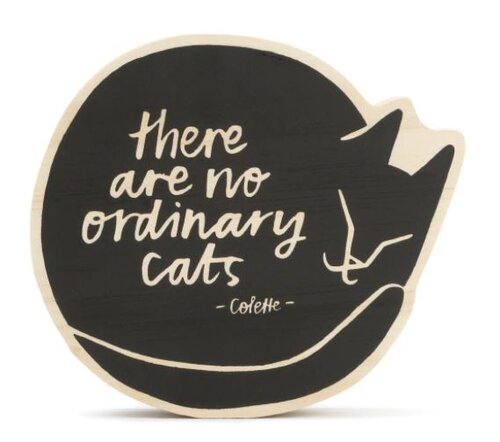 THERE ARE NO ORDINARY CATS WALL DECOR