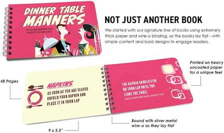 Dinner Table Manners For Kids Book