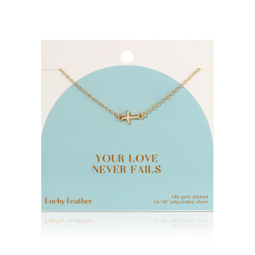 Faith Collection Necklace - Your Love Never Fails