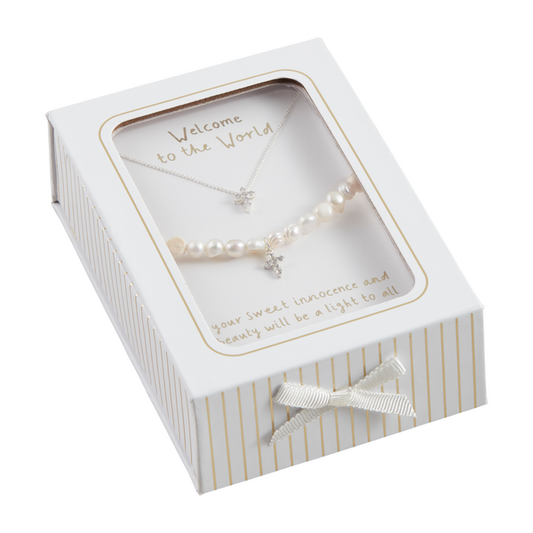 Welcome To the World--Cross Jewelry Set