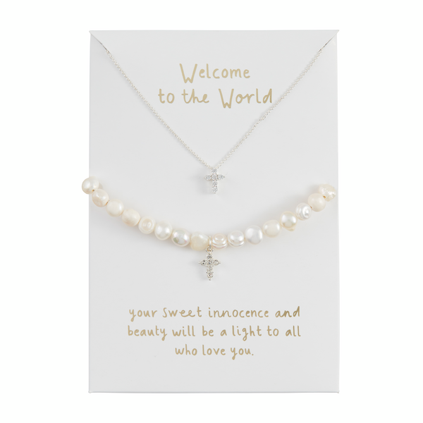 Welcome To the World--Cross Jewelry Set