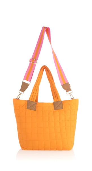 EZRA QUILTED NYLON TOTE