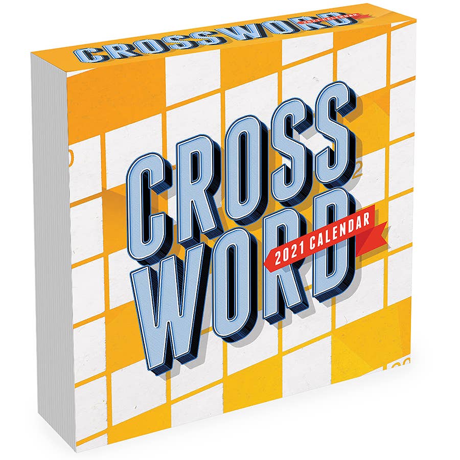2021 Crossword Puzzles 5.5"x 5.5" Daily Desktop Calendar
