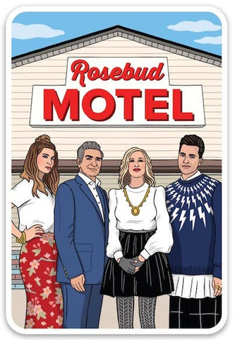Rosebud Motel Sticker