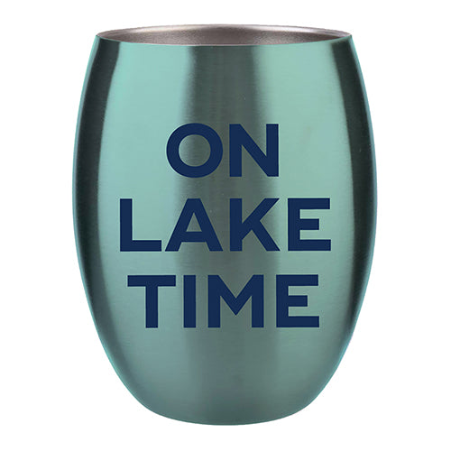 On Lake Time- Stainless Steel Tumbler
