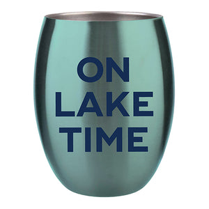 On Lake Time- Stainless Steel Tumbler