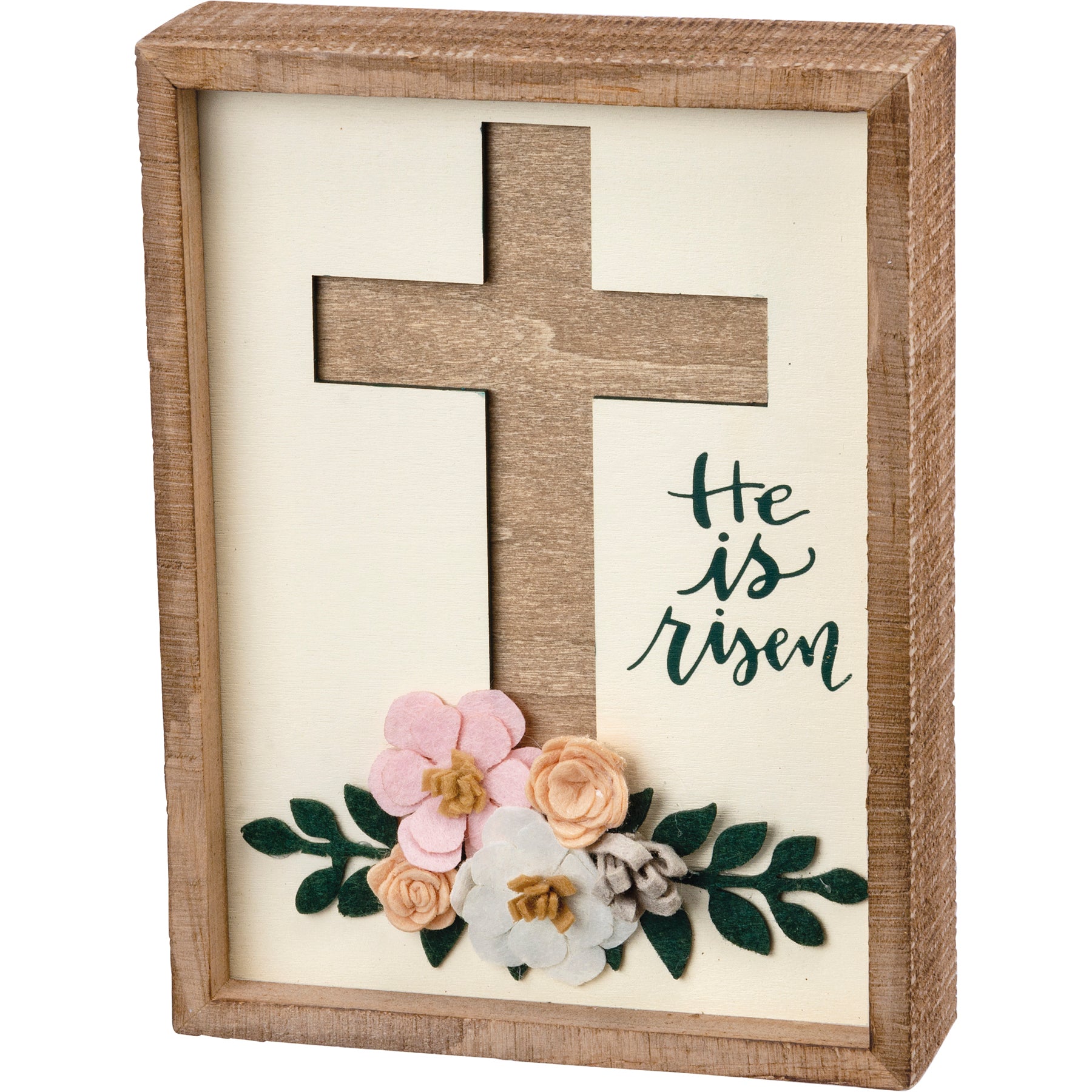 He Is Risen Box Sign