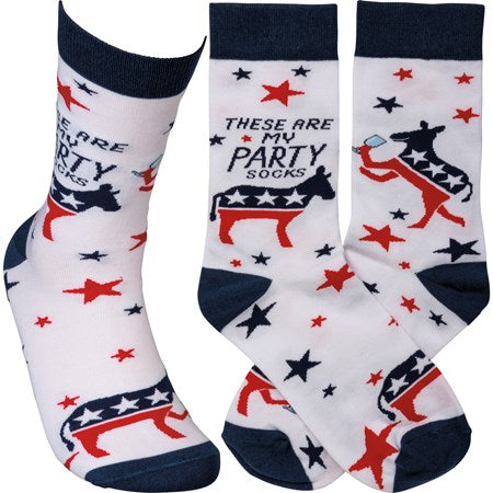 These Are My Party Socks- Democrat