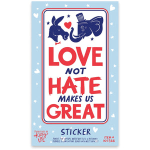 Sticker- Love Not Hate