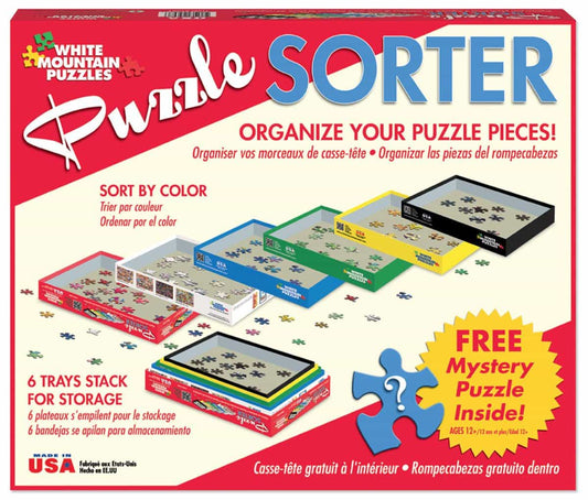 white mountain puzzle sorter