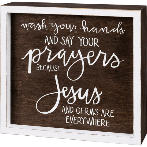 Prayers Box Sign