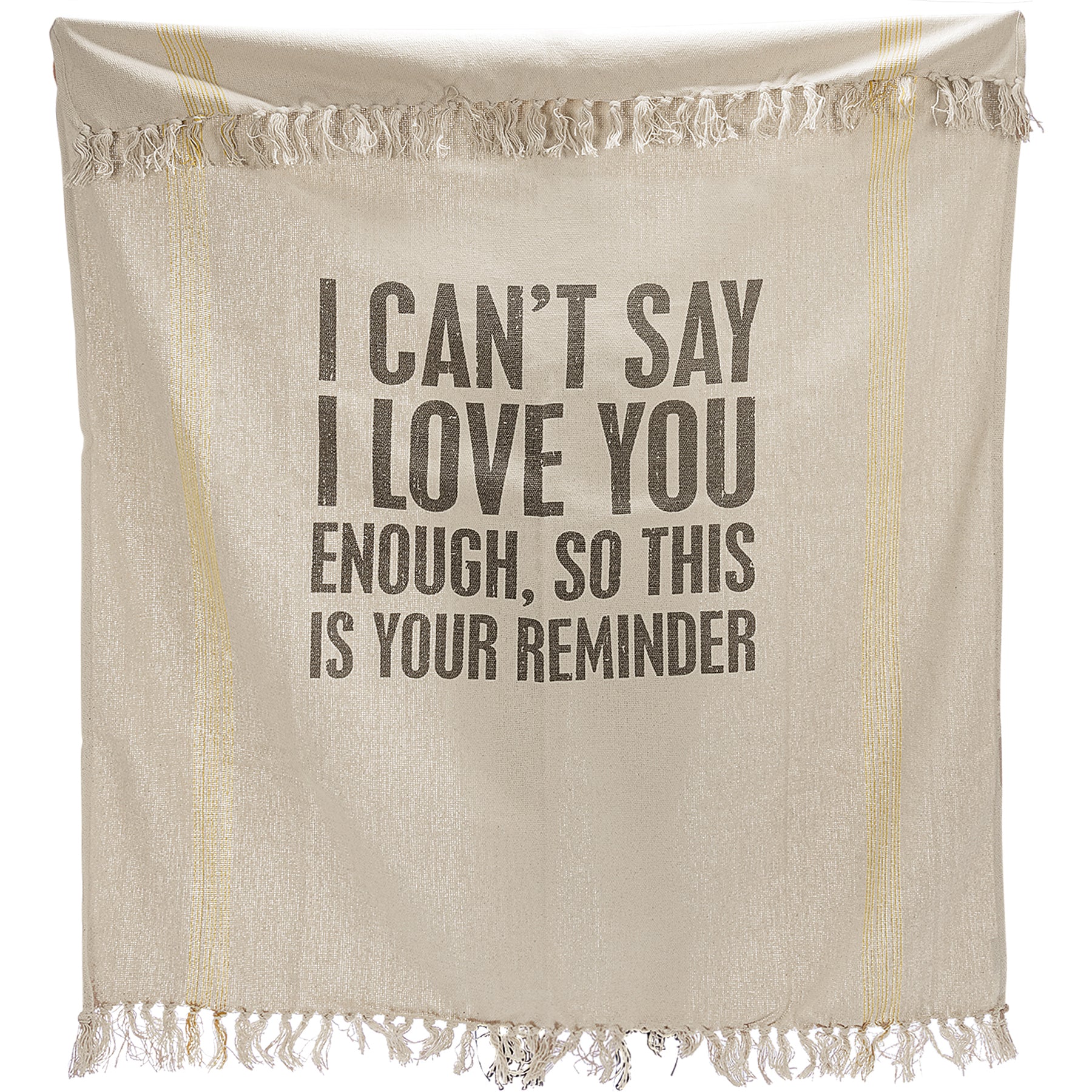 Love You Enough Throw Blanket