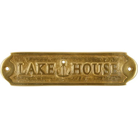 Door Plaque - Lake House