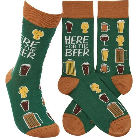 Here for the Beer  Socks