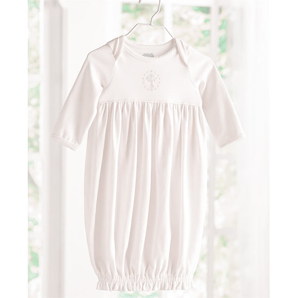 French Knot Christening Gown