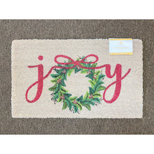 Joy Wreath Doormat