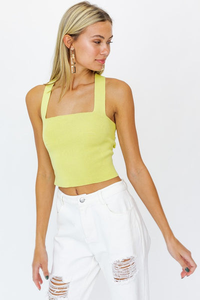 Daffodil Tank Crop Top