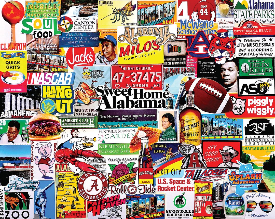 I Love Alabama Puzzle