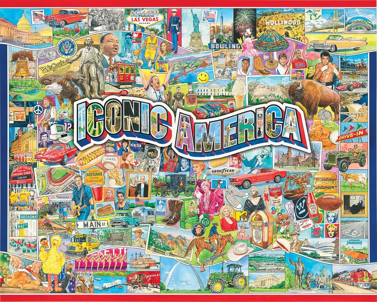 Iconic America Puzzle