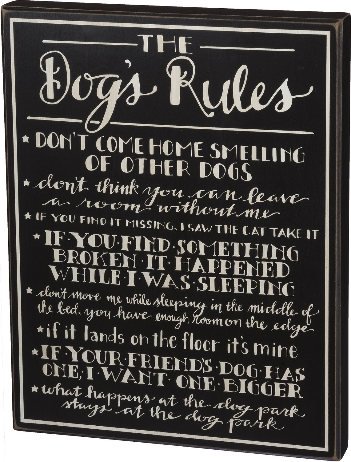 The Dog's Rules