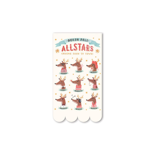 Dear Rudolph All Stars Paper Dinner Napkin