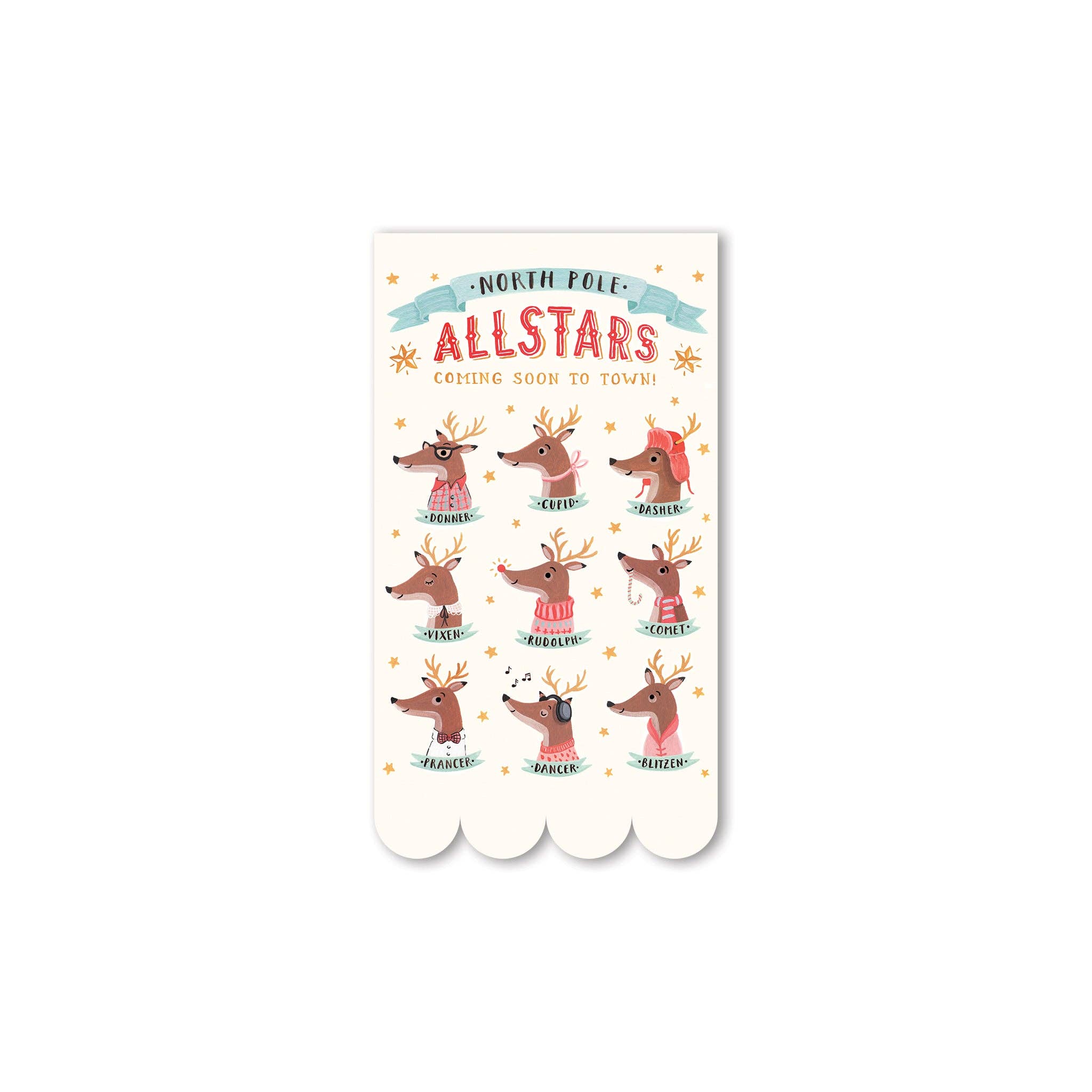 Dear Rudolph All Stars Paper Dinner Napkin