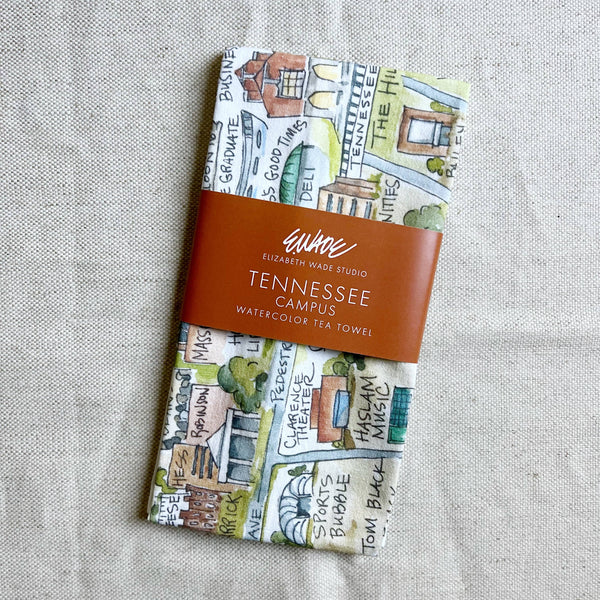 Tennessee Campus Tea Towel